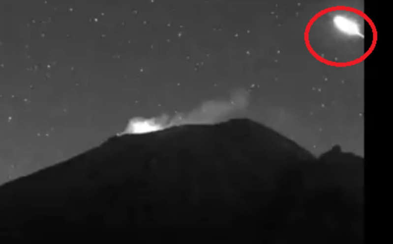 Captan cerca del Popocatépetl la cápsula 'Dragon' de 'Space X' al regresar a la Tierra