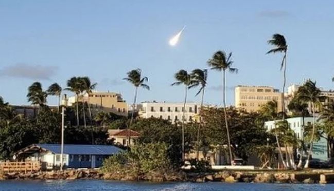 Causa preocupación "inmensa bola de fuego" avistada en Puerto Rico