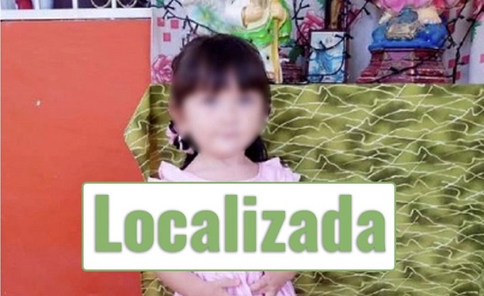 Localizan con bien a niña reportada como desaparecida en Tekax