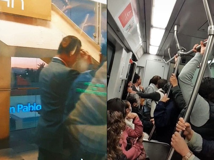 VIDEO: Reportan a conductor de Metro por tener relaciones en la cabina