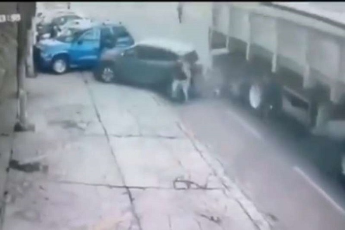 (VIDEO) Surge otro ángulo de atropello a Mariachi; el conductor tuvo la culpa