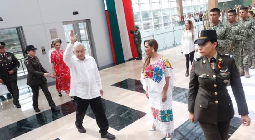 (VÍDEO) Aeropuerto de Tulum abre inconcluso y con goteras