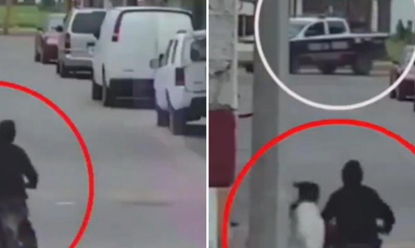 (VÍDEO)  ¡Indignante! Policías huyen de asalto en Tultepec en vez de ayudar a mujer