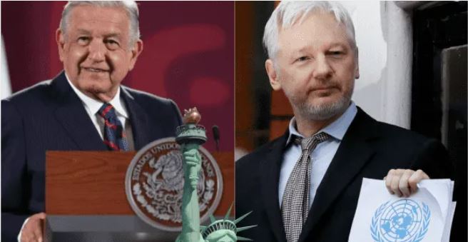 AMLO: Si EE.UU. condena a Assange “habrá campaña para desmontar Estatua de la Libertad”