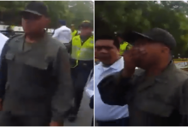 (VÍDEO) Militar llora al abandonar el régimen de Nicolás Maduro