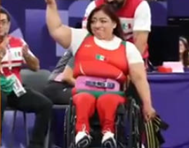 Mexicana Amalia Pérez conquista bronce; su séptima medalla en Paralímpicos