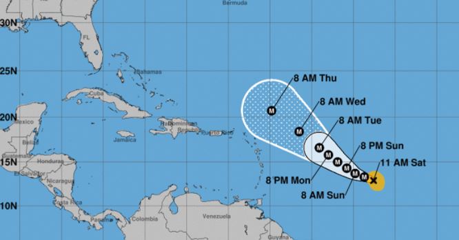 Huracán “Sam” alcanza la categoría 3 en el Atlántico