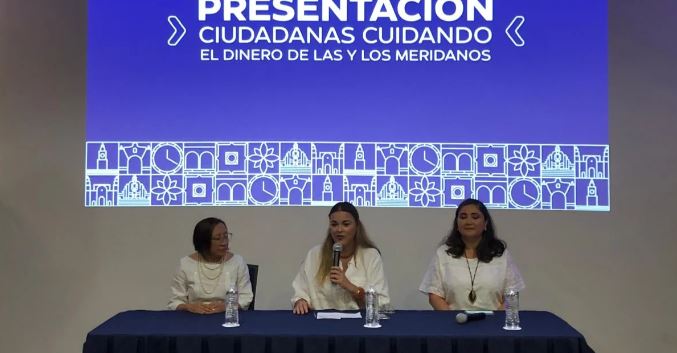 Cecilia Patrón presenta a quienes serán su tesorera y contralora