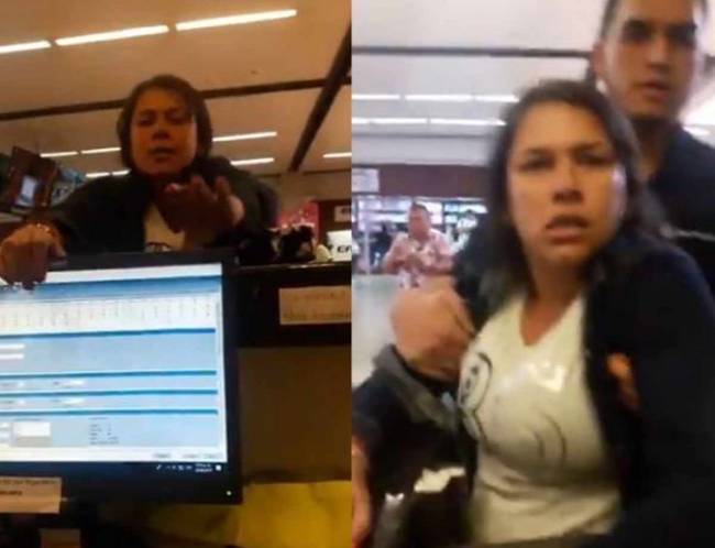 COLOMBIA: Mujer llega tarde al aeropuerto, se enoja y causa destrozos