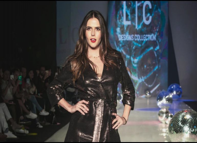 Claudia Álvarez, radiante en Intermoda