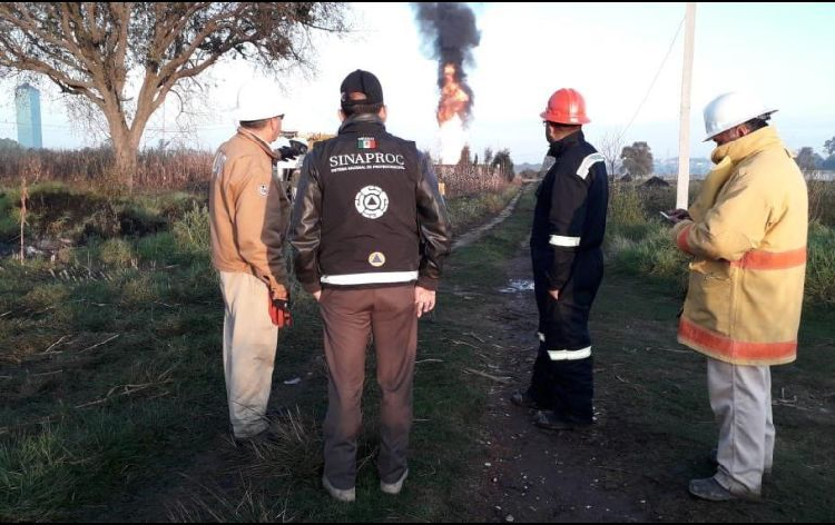 Cierran ducto de Pemex en Tlaxcala tras fuga de gas LP