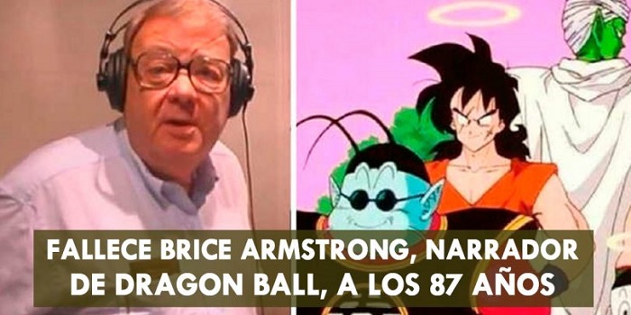 Fallece Brice Armstrong, narrador de Dragon Ball, a los 87 años