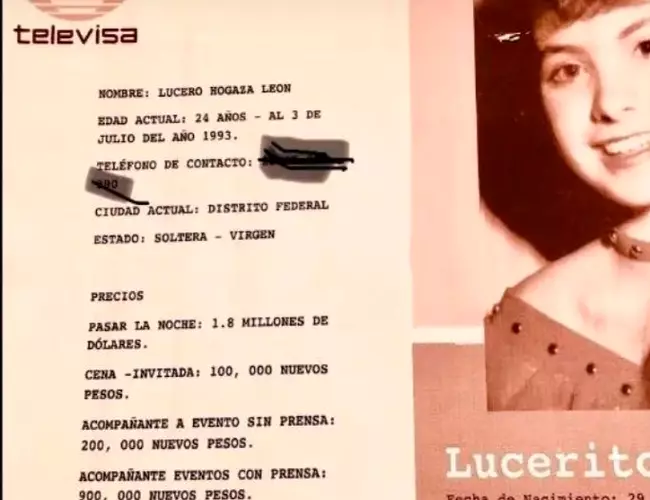 Video: Televisa vendía una noche con Lucerito ¡en un millón de dólares!