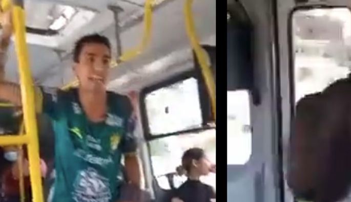 Aficionado le canta a León en transporte urbano y se arma la bronca