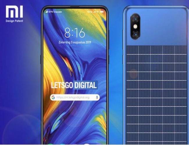 Xiaomi patenta un smartphone recargable con luz solar