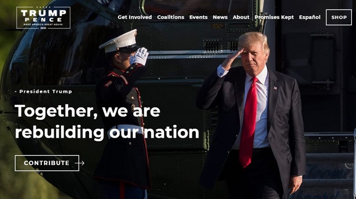 Hackean página web de campaña de Trump para pedir criptomonedas