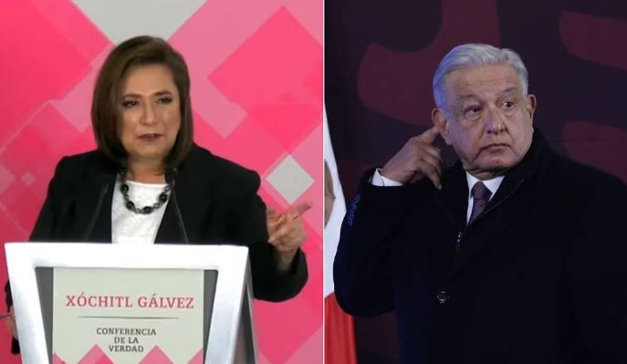 Xóchitl Gálvez reta a AMLO a un debate en inglés; él es el candidato