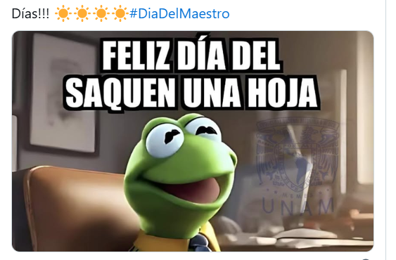 Dia del maestro 2025, usuarios reaccionan en X