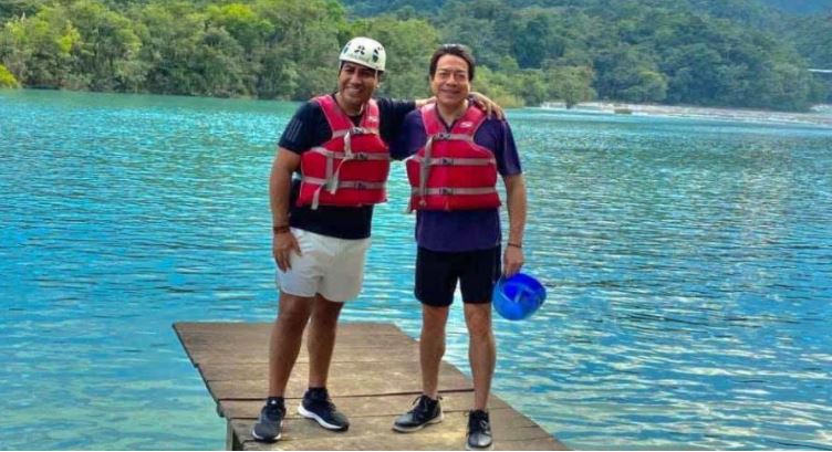 Presidentes de Morena y del Senado vacacionan en Chiapas sin medidas sanitarias