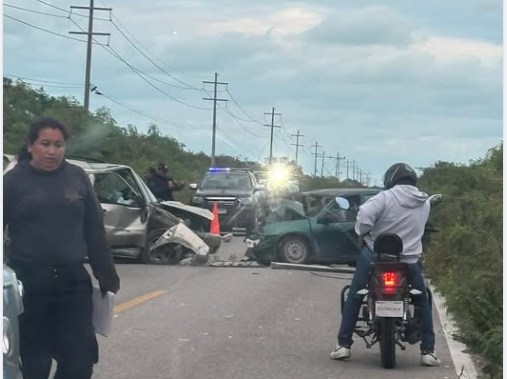 Fatal accidente en la carretera Telchac Pueblo-Telchac Puerto