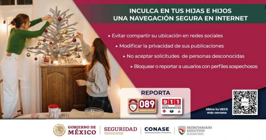 Fiscalía de Yucatán: Inculca a tus hijos una navegación segura en internet