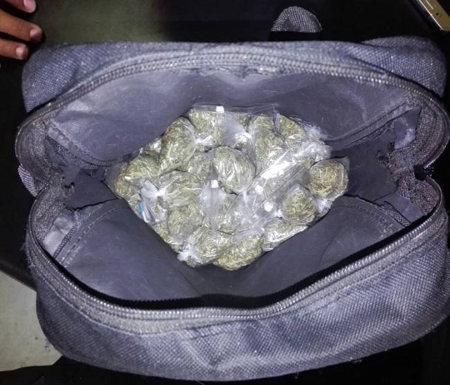 Joven de Valladolid llevaba droga en su mochila