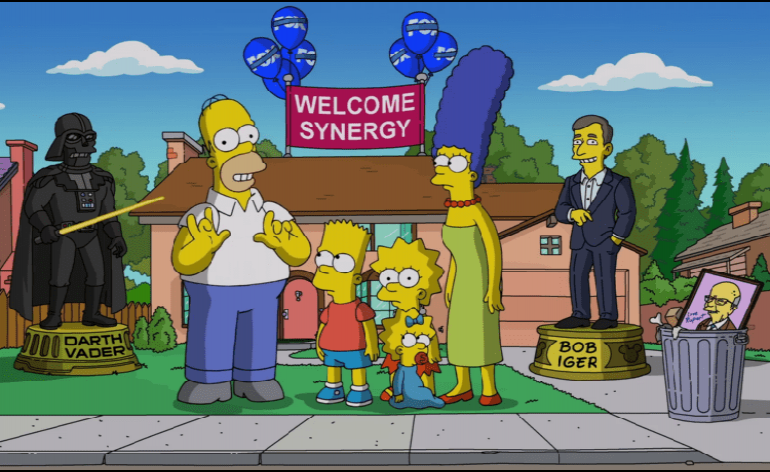 Los Simpson "celebran" su llegada a Disney