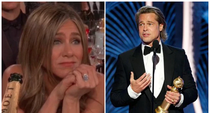 Globos de Oro 2020: así reaccionó Jennifer Aniston ante éxito de Brad Pitt