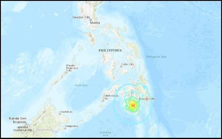 Fuerte sismo sacude el sur de Filipinas