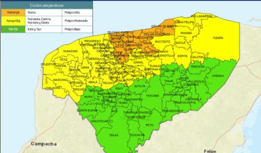 Se aleja de Yucatán Delta: las alertas pasan a verde y amarillo