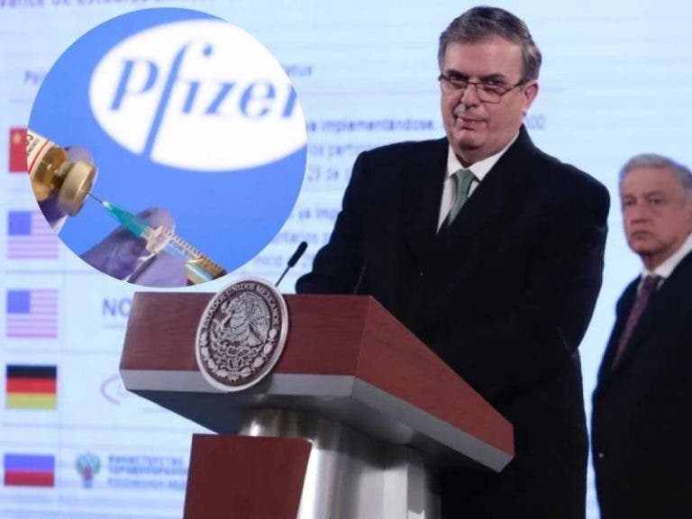 Primer lote de vacunas Pfizer llegará a México mañana: SRE