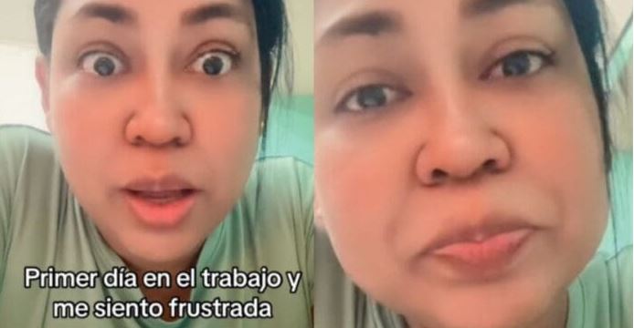 Joven llora porque sólo le dieron una hora de comida en su trabajo... fue su primer día