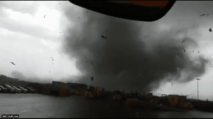 Explicación del impresionante tornado que azotó en Nuevo León