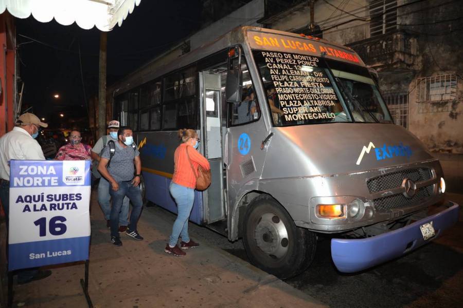 Mérida: Comienzan a funcionar nuevas ubicaciones de paraderos de transporte