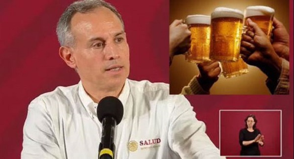 Es un error permitir producción y distribución de cerveza, se enmendará: López-Gatell