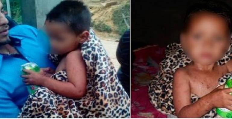 Niño de 2 años sobrevive 5 días en un monte sin agua, sin comida y sin ropa