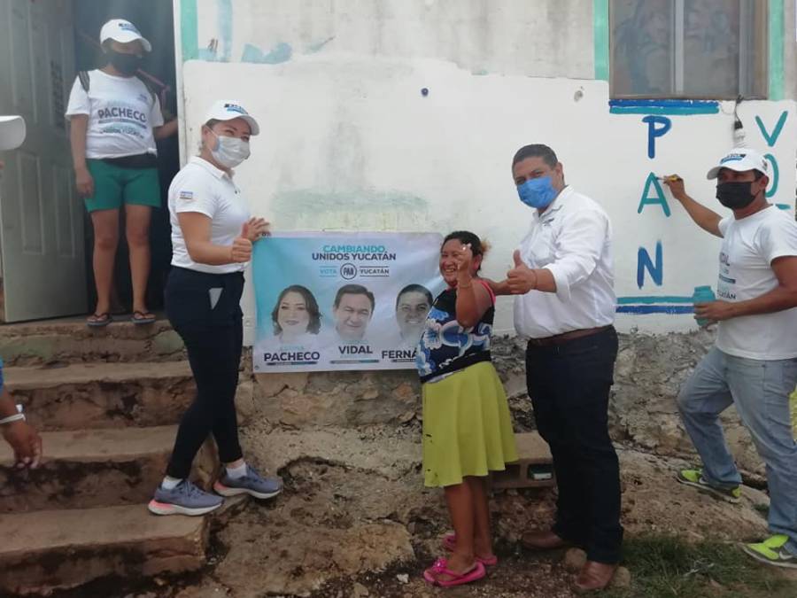 Karina Pacheco y Luis Fernández, trabajando juntos por el cambio de Chichimilá