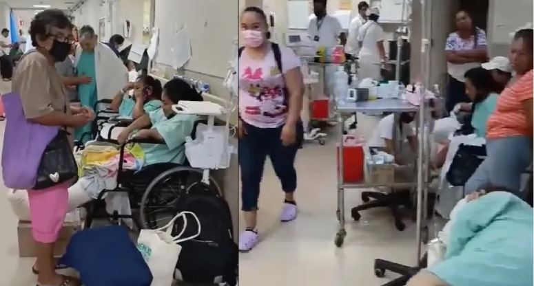 (VÍDEO) Mérida: IMSS T1 sin camas y pacientes sentados durante días; la realidad del sector salud