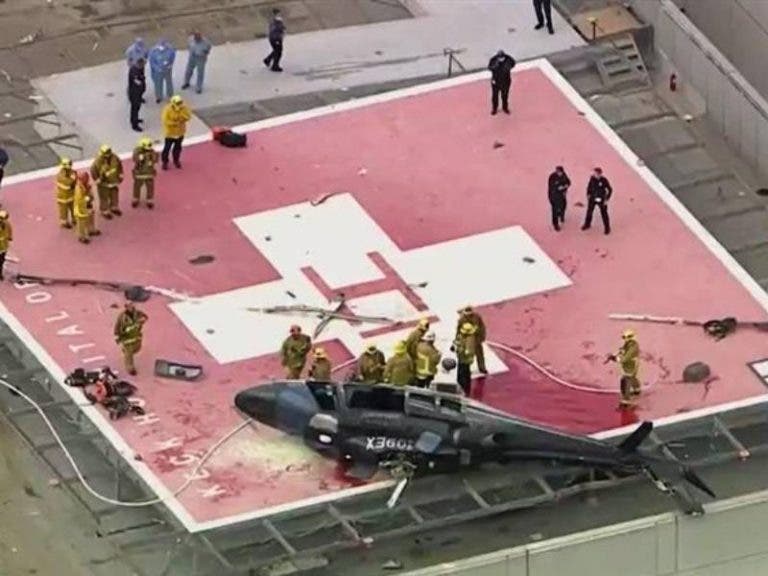 Helicóptero ambulancia llevaba de urgencia un corazón, pero se estrella