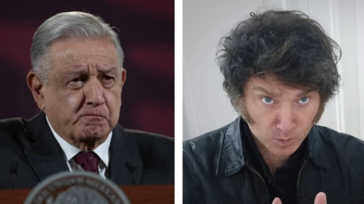 AMLO reacciona al ser superado por Milei en encuesta de líderes mundiales