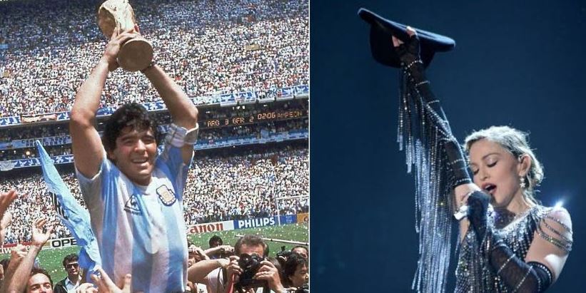Muere Maradona y algunos internautas lo confunden por Madonna