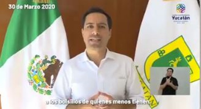 Gobierno de Yucatán pagará 2 meses de agua potable y basura, y 50% de luz
