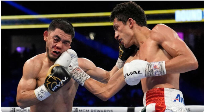 El Divino Espinoza impone su ley en Las Vegas y se acerca a las grandes ligas del boxeo