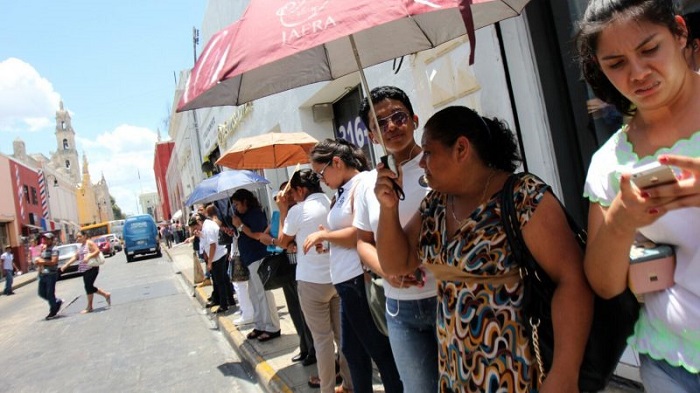 Yucatán: Sigue intensa ola de calor con máximas de 45°c