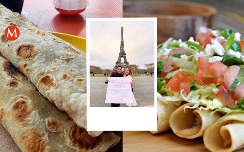 Desde la Torre Eiffel, pareja afirma que las flautas son de harina