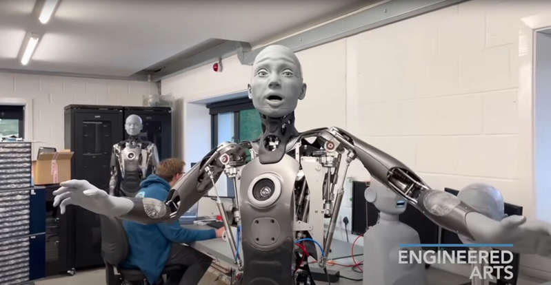 Ameca: perturbador robot humanoide con expresiones faciales como ningún otro