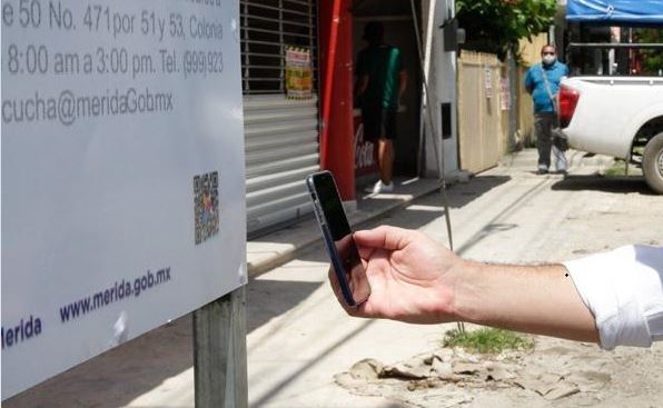 Mérida: Por medio de código QR, en letreros, puedes consultar información sobre obras