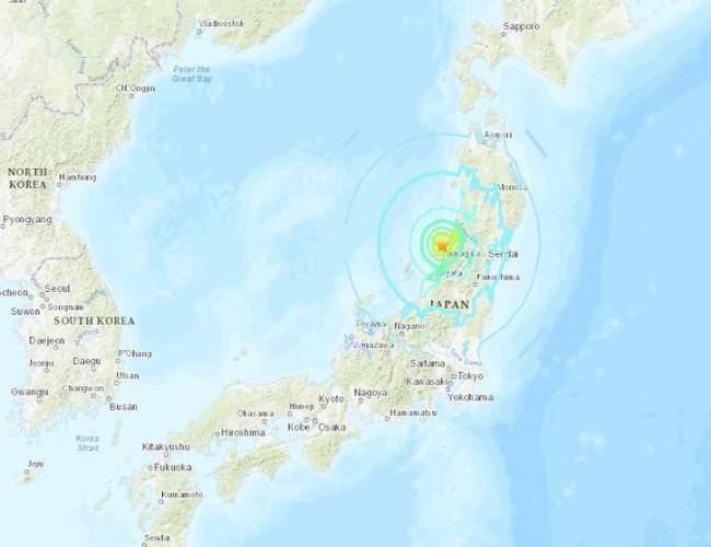 Activan alerta de tsunami por sismo en Japón