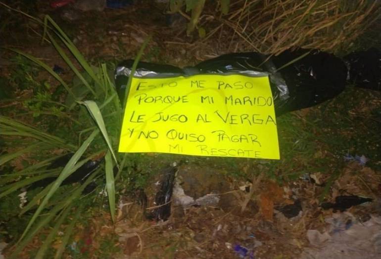 Sicarios decapitan a mujer y dejan mensaje a su familia en Veracruz