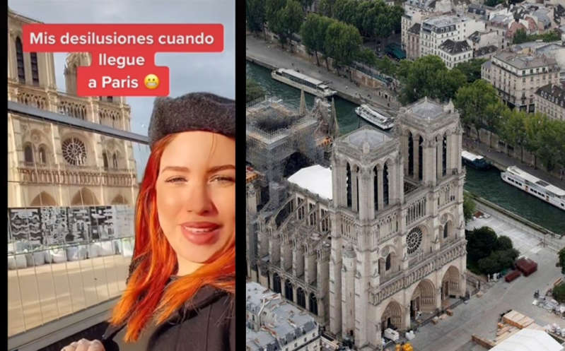 Turista ‘se desilusiona’ al conocer Notre Dame